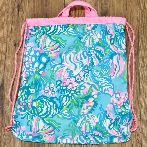 Colorful Women's Drawstring Backpack - Picture 3 of 5